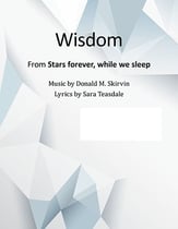 Wisdom SATB choral sheet music cover